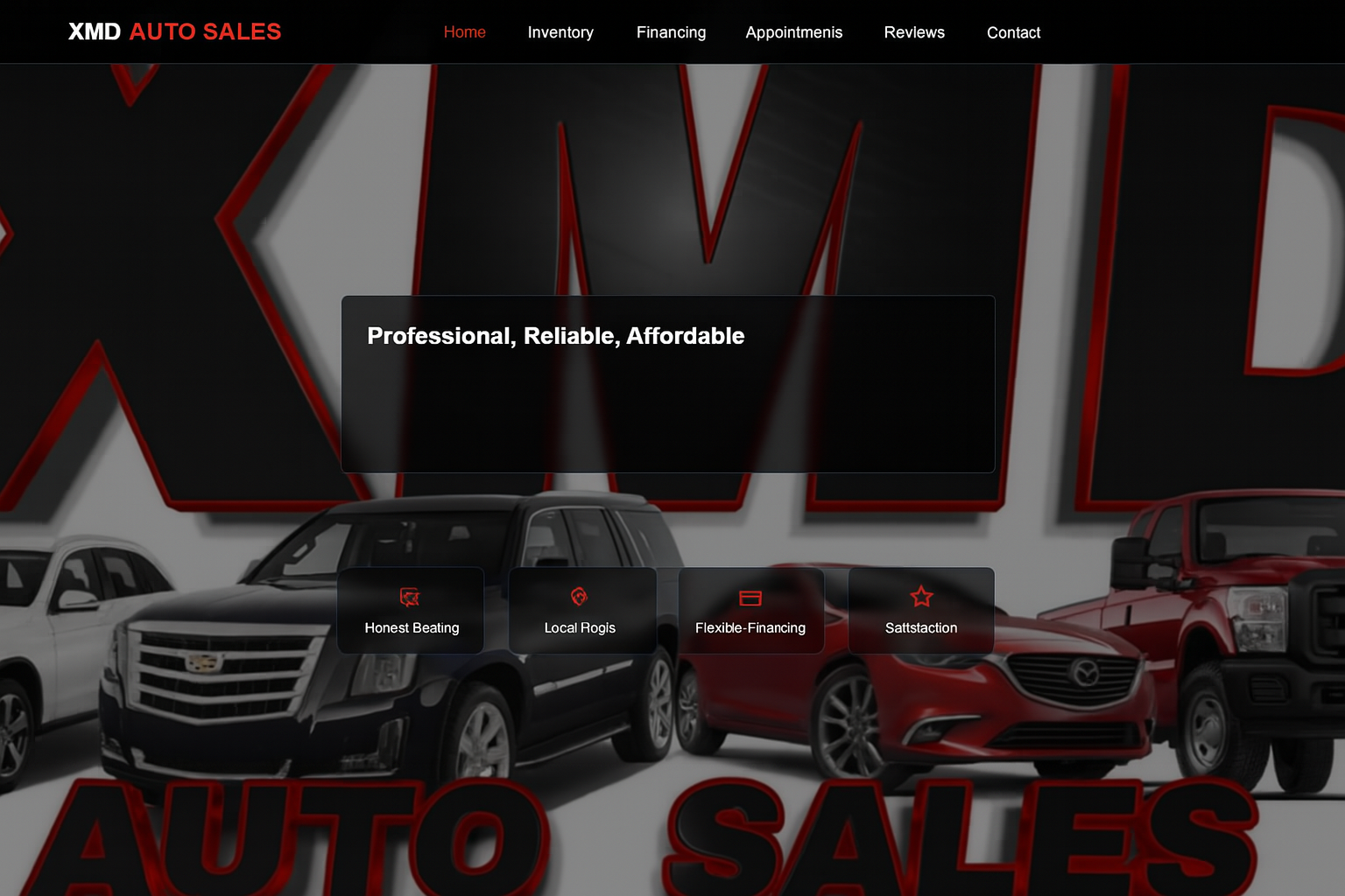XMD Auto Sales Website
